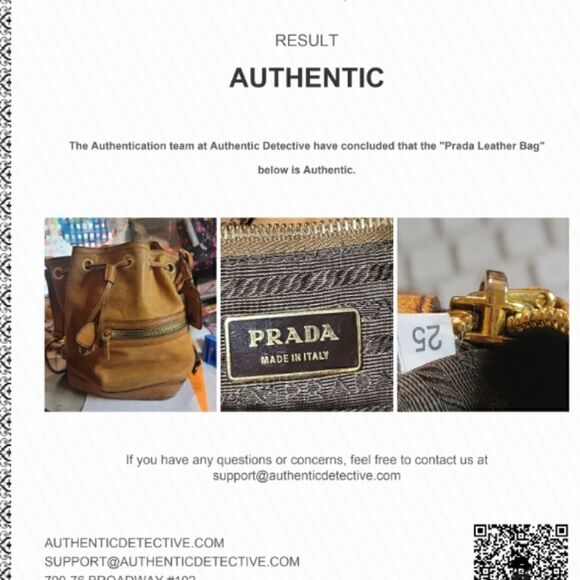 PRADA Vintage All Leather Bucket Shoulder Bag comes with COA , Dust Bag RARE Bag - Picture 12 of 16